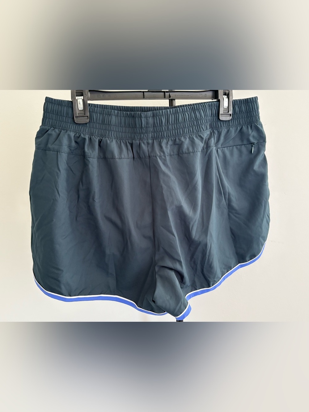Athletic Works Navy Shorts with White Logo 3 pockets